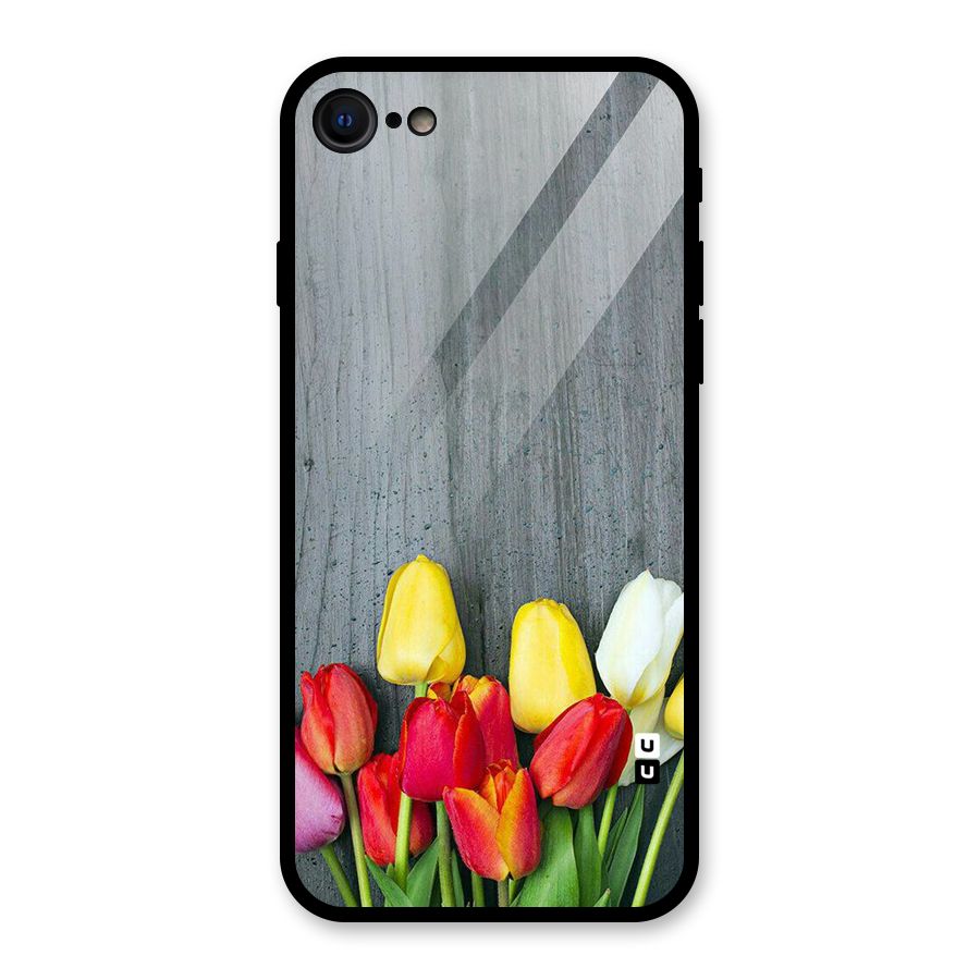 Bloom Grey Glass Back Case for iPhone 7