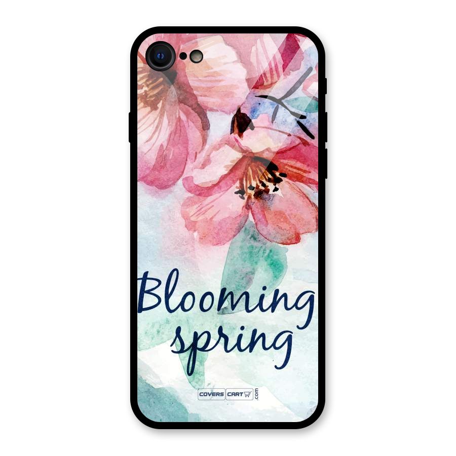 Blooming Spring Glass Back Case for iPhone 7