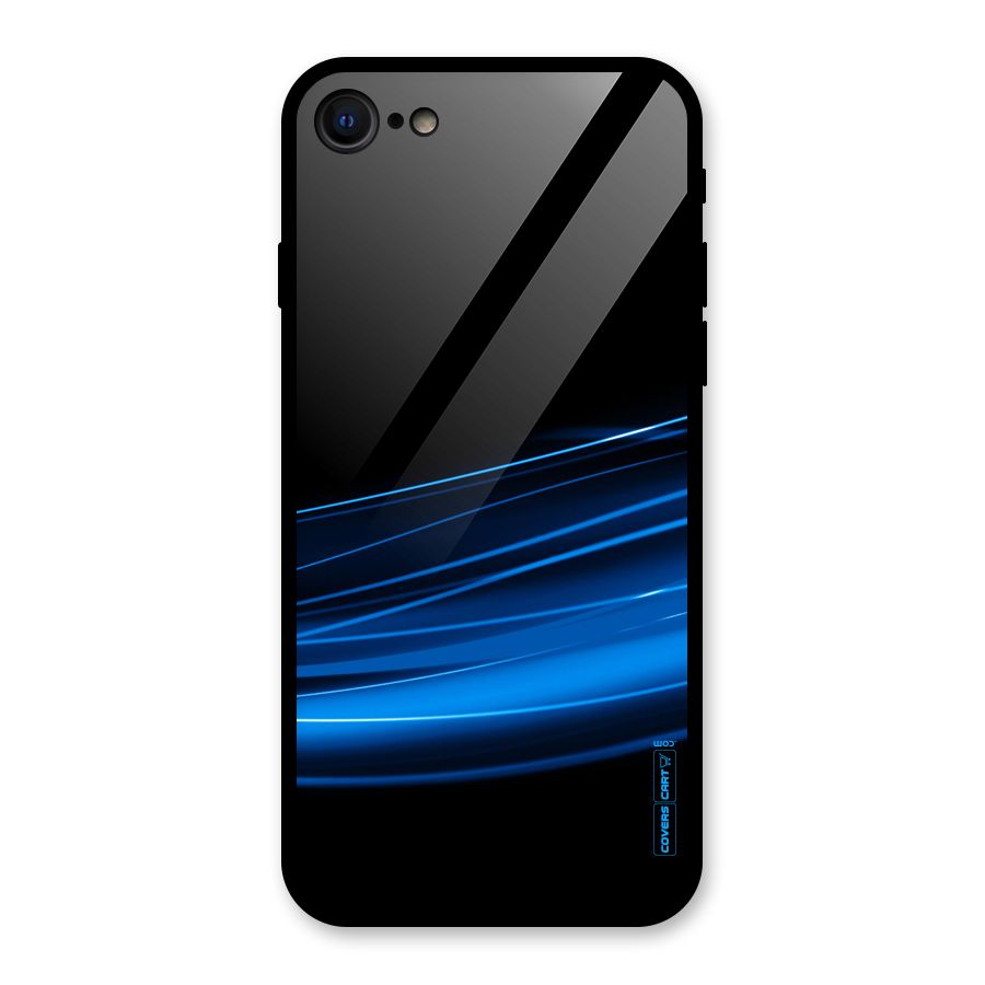 Blue Flow Glass Back Case for iPhone 7