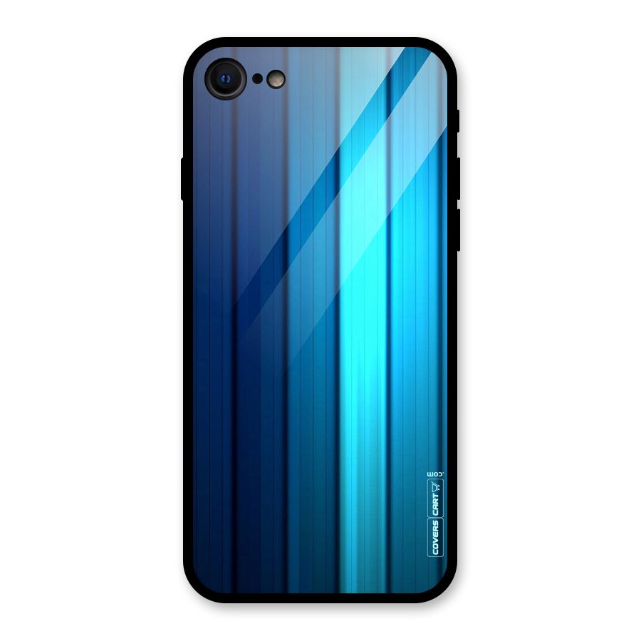 Blue Hues Glass Back Case for iPhone 7