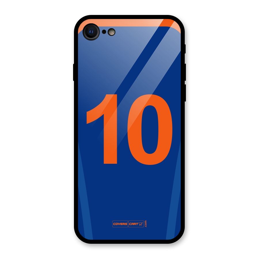 Blue Jersey Glass Back Case for iPhone 7