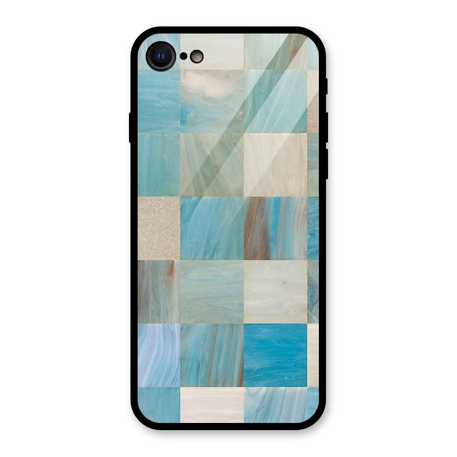 Blue Tiles Glass Back Case for iPhone 7