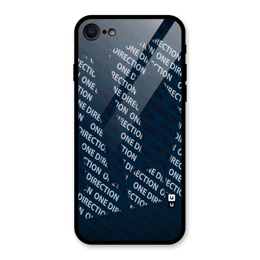Blue Way Glass Back Case for iPhone 7