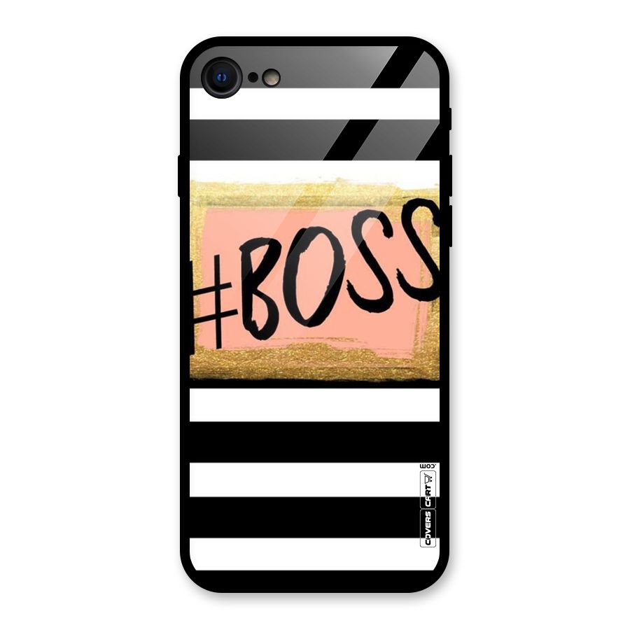 Boss Stripes Glass Back Case for iPhone 7