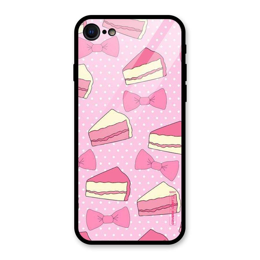Bow Cake Glass Back Case for iPhone 7