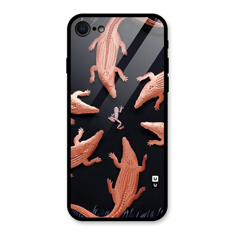 Brave Frog Glass Back Case for iPhone 7