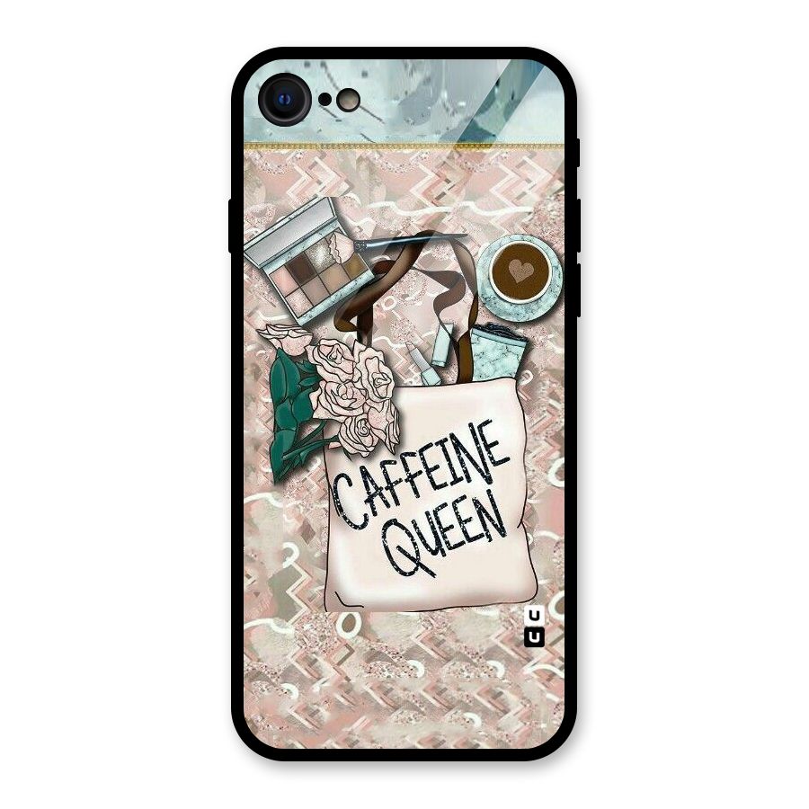 Caffeine Queen Glass Back Case for iPhone 7