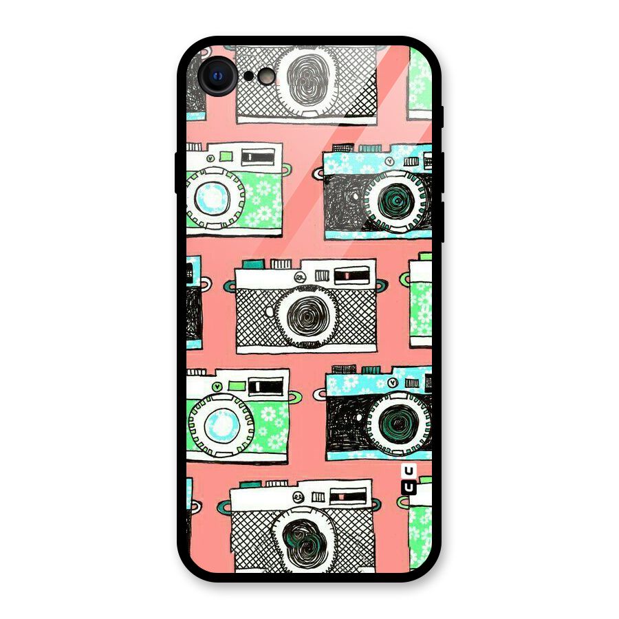 Cam Art Loving Glass Back Case for iPhone 7