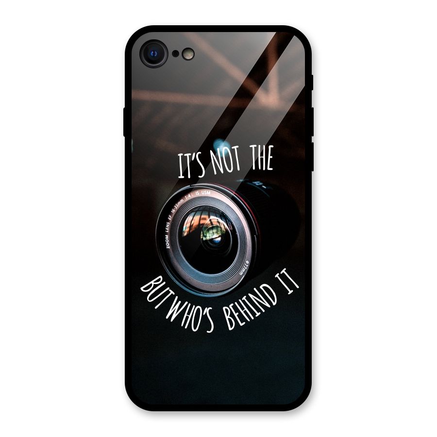 Camera Quote Glass Back Case for iPhone 7