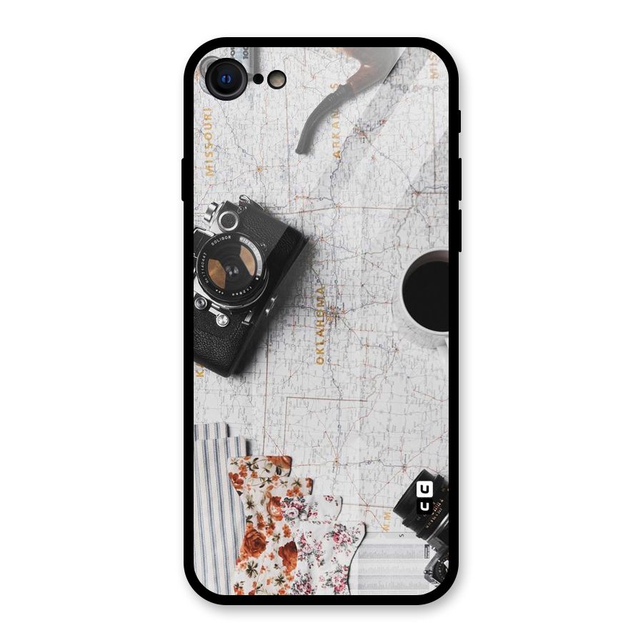 Camera Smoky Pipe Glass Back Case for iPhone 7