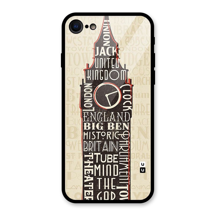 Cap City Design Glass Back Case for iPhone 7