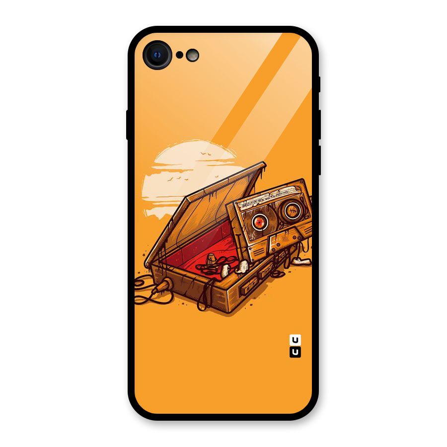 Casette Box Glass Back Case for iPhone 7