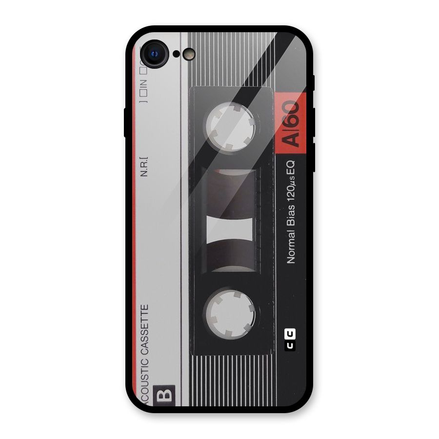 Casette Design Glass Back Case for iPhone 7