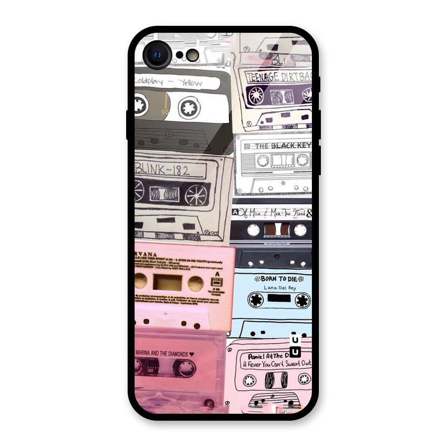 Casette Rolling Glass Back Case for iPhone 7