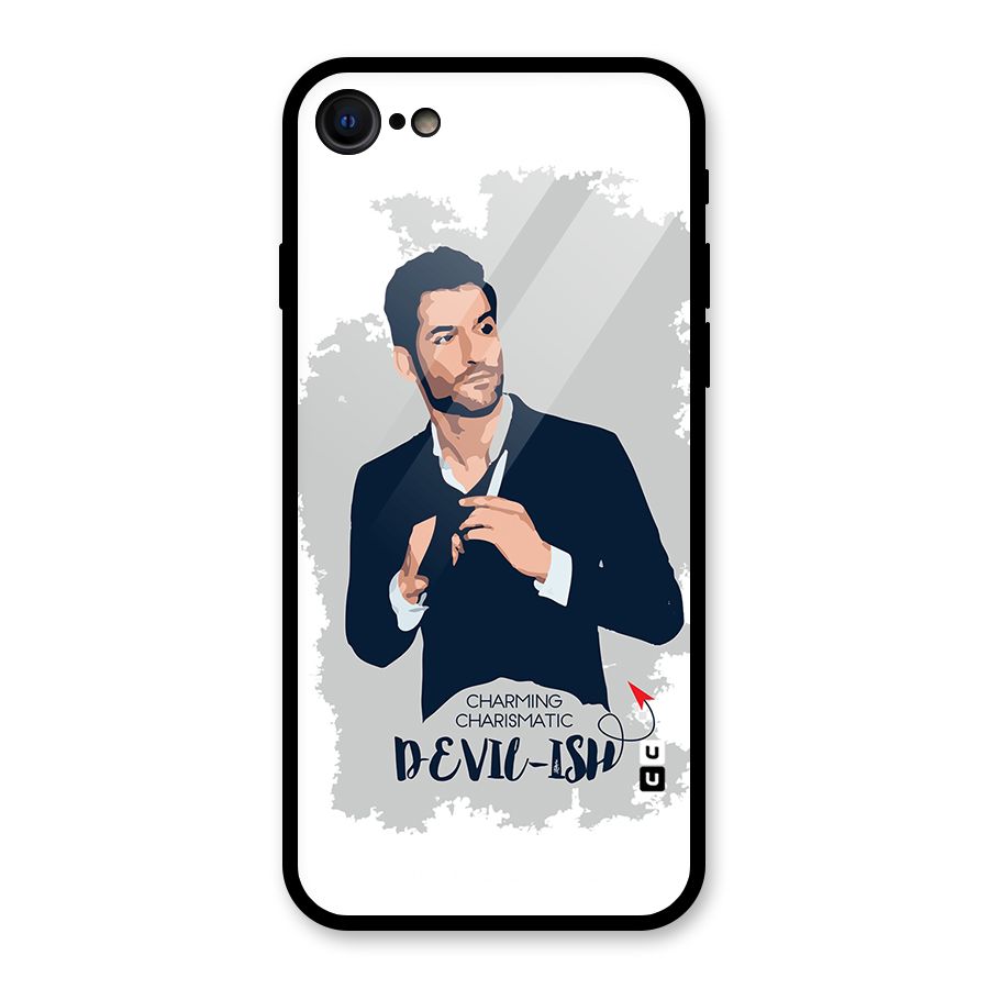 Charming Charismatic Lucifer Glass Back Case for iPhone 7