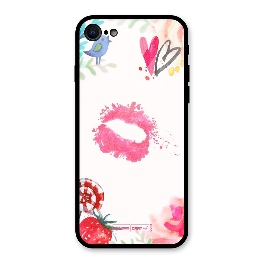 Chirpy Glass Back Case for iPhone 7
