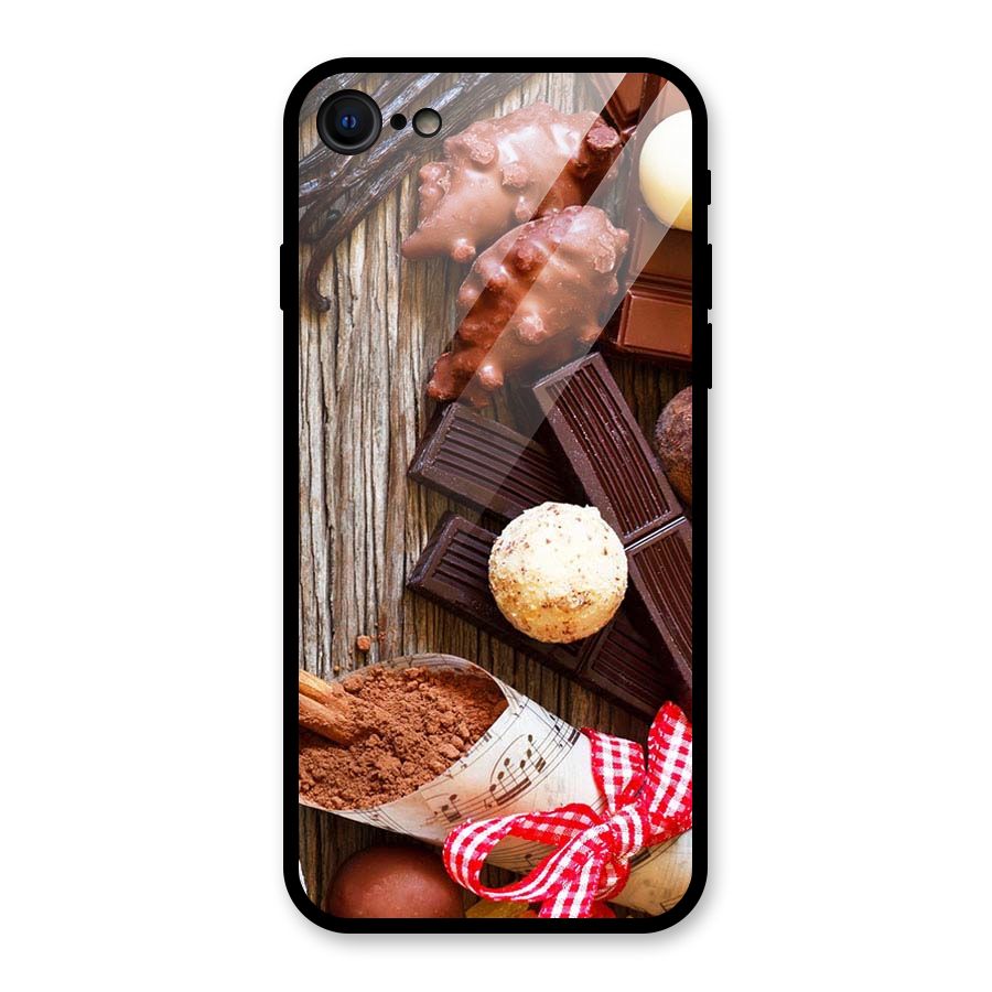 Chocolate Candies Glass Back Case for iPhone 7