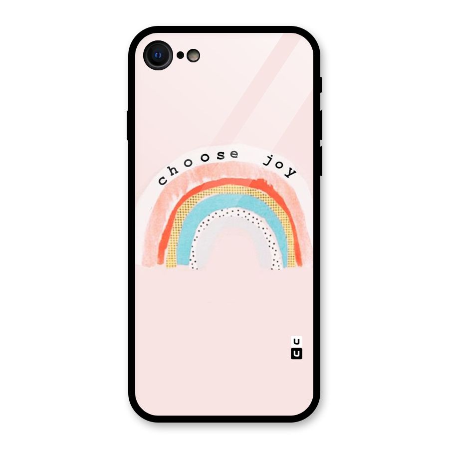 Choose Joy Glass Back Case for iPhone 7