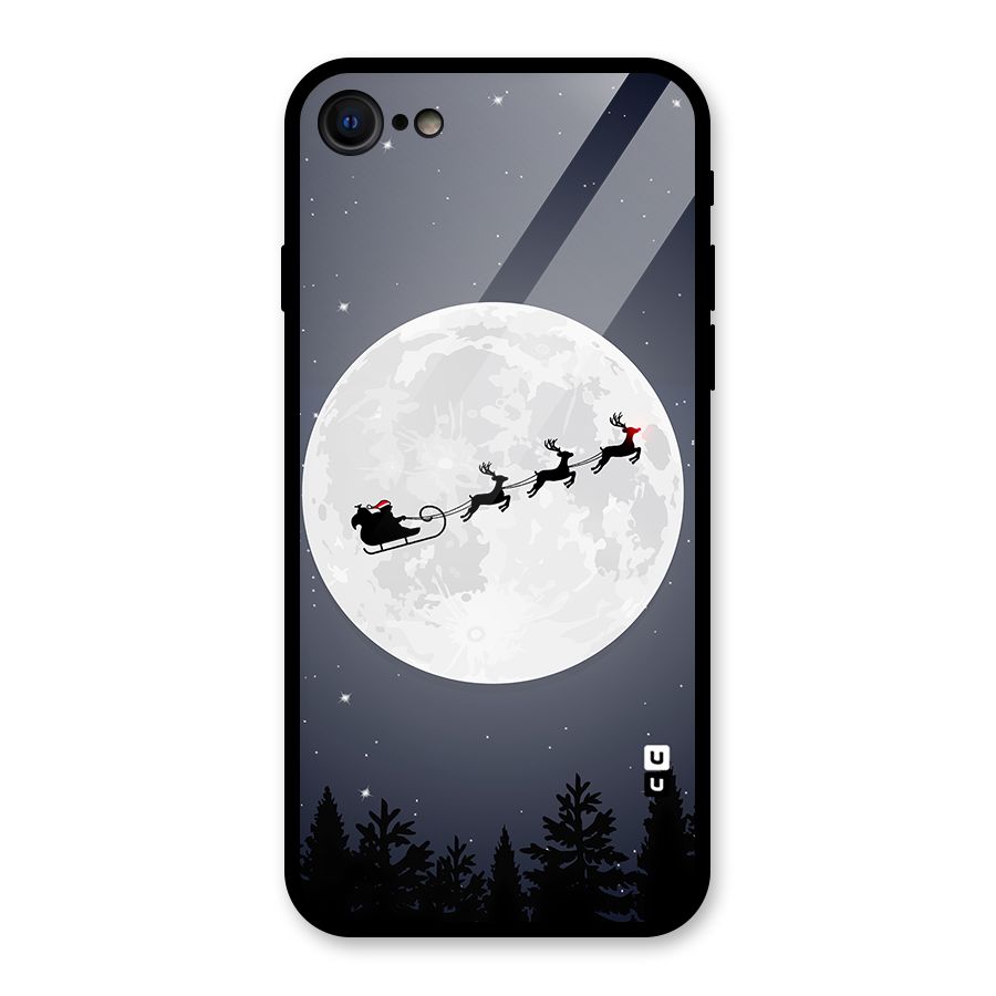 Christmas Nightsky Glass Back Case for iPhone 7