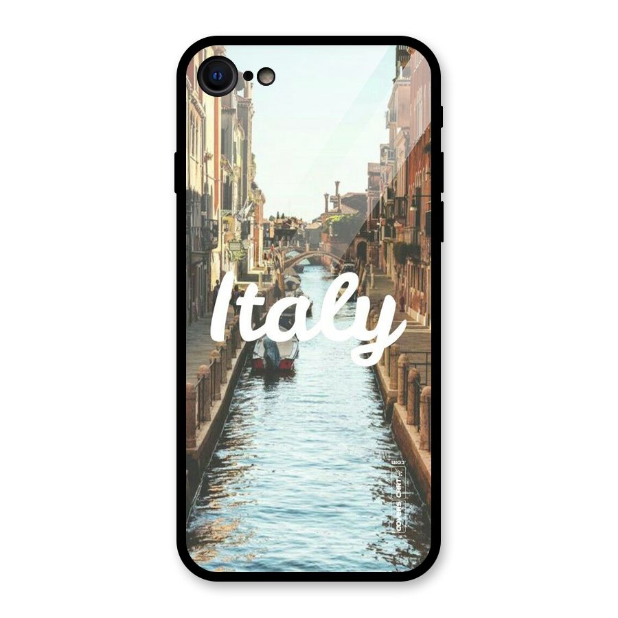 City Travel Glass Back Case for iPhone 7