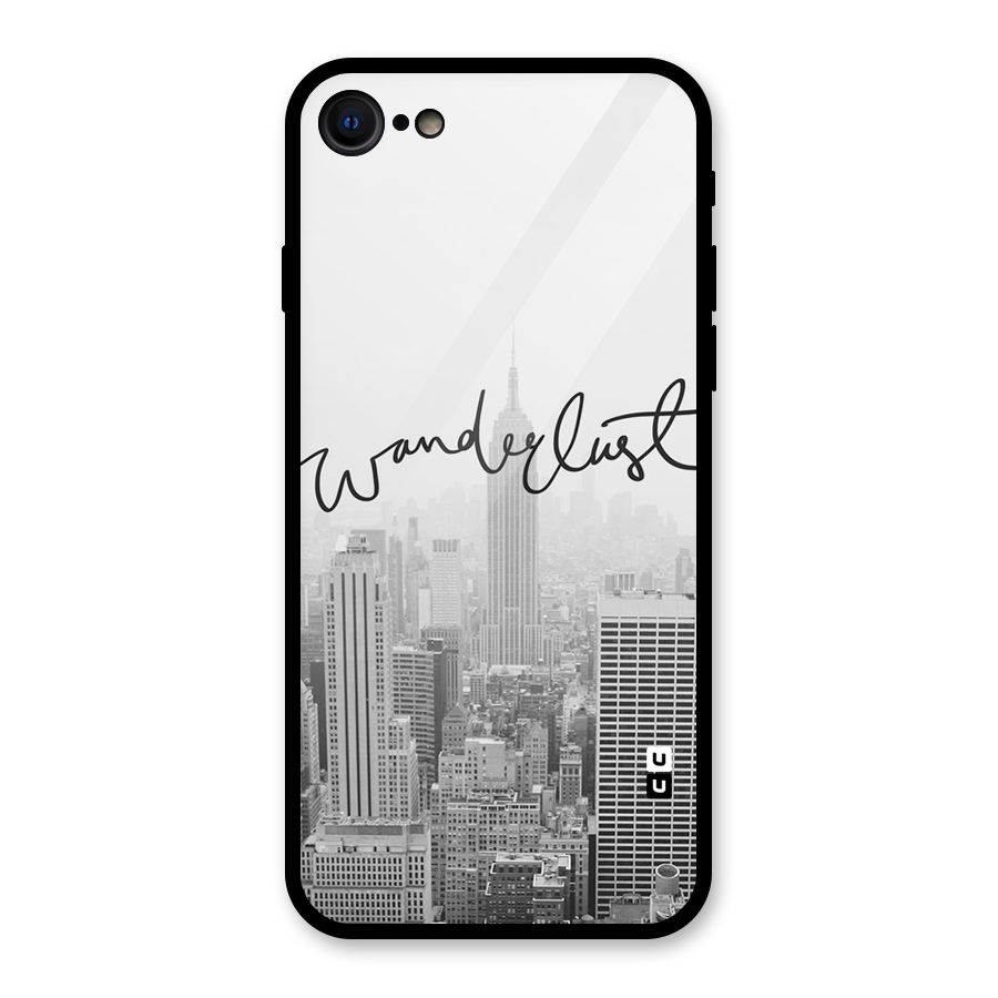 City Wanderlust Monochrome Glass Back Case for iPhone 7