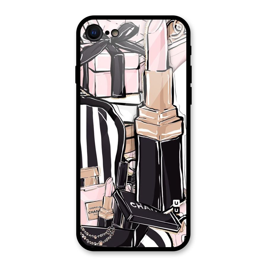Class Girl Design Glass Back Case for iPhone 7