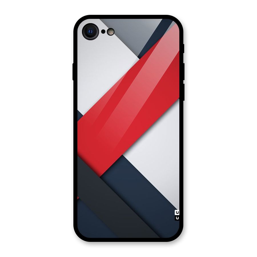 Classic Bold Glass Back Case for iPhone 7
