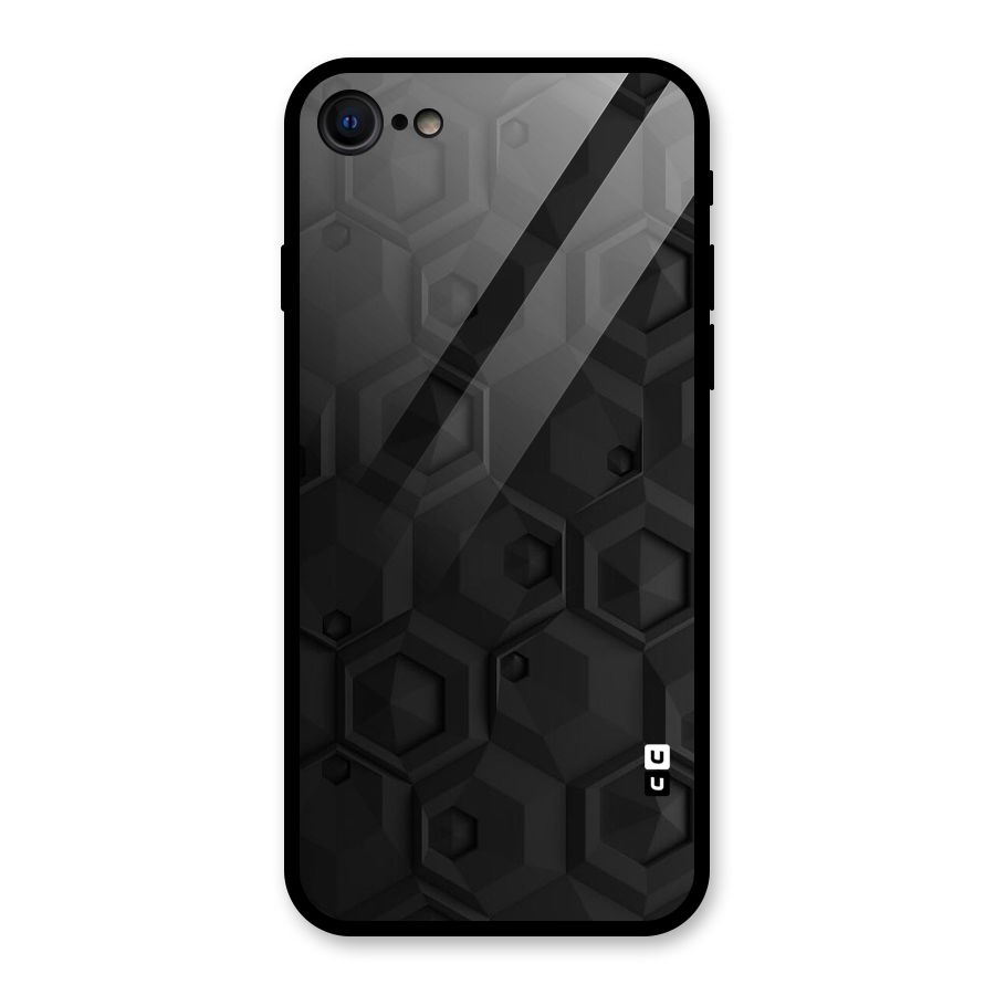 Classic Hexa Glass Back Case for iPhone 7