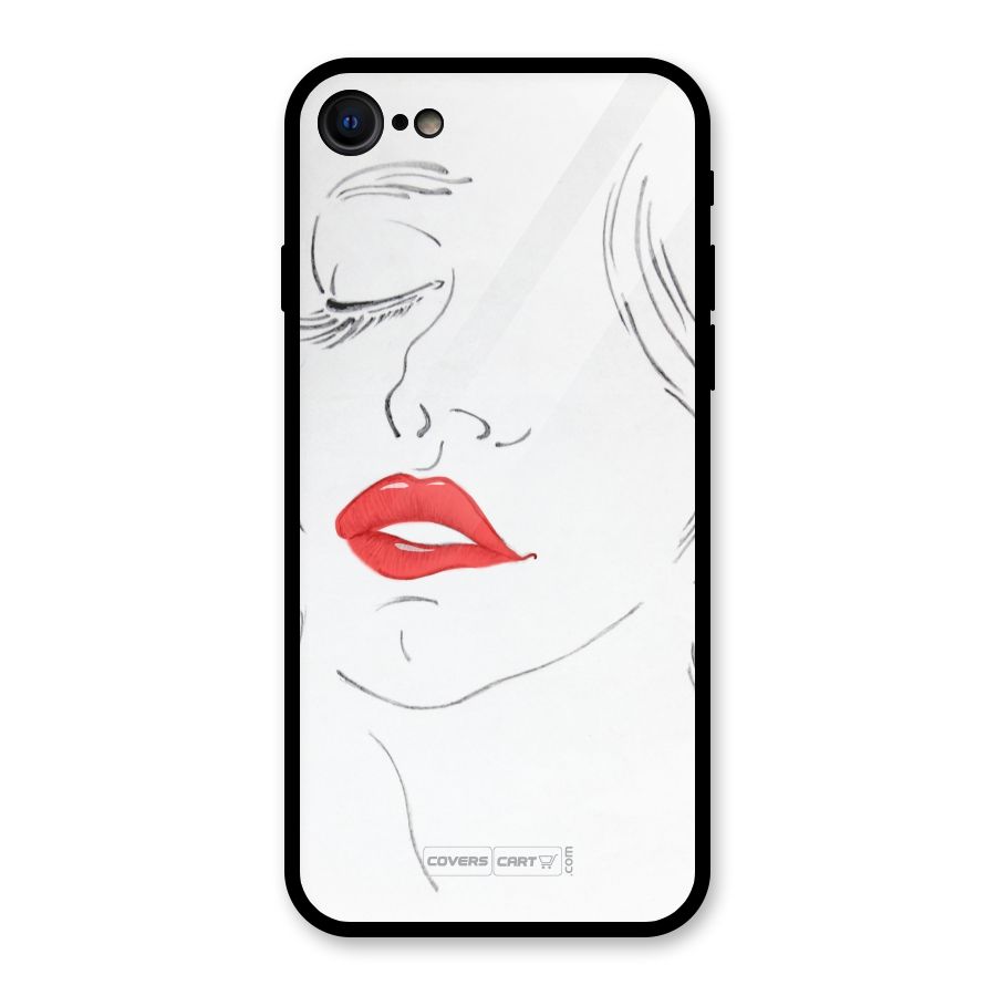 Classy Girl Glass Back Case for iPhone 7