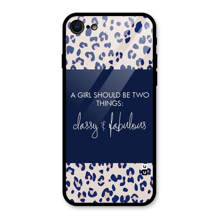 Classy and Fabulous Glass Back Case for iPhone 7