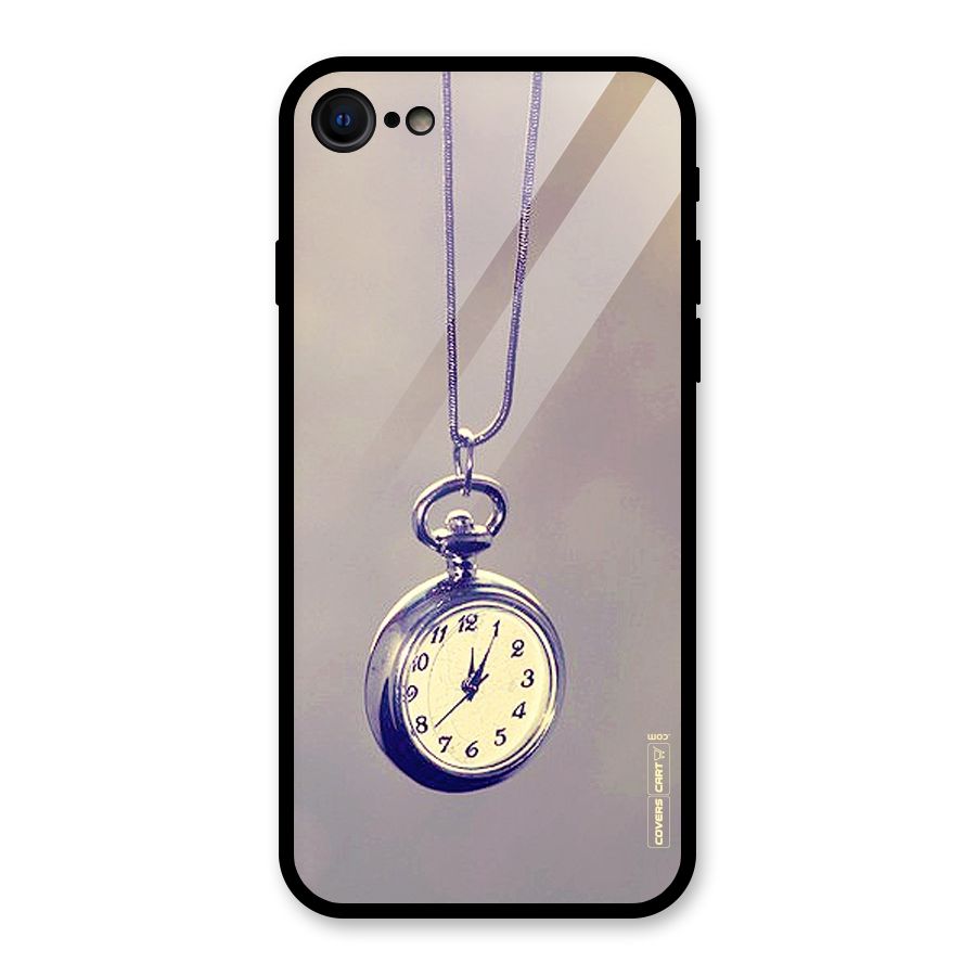 Clock Locket Glass Back Case for iPhone 7