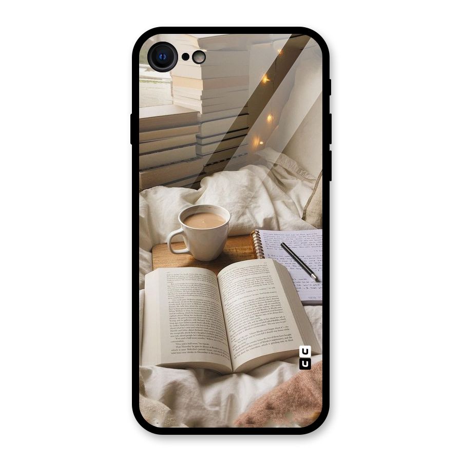 Coffee And Books Glass Back Case for iPhone 7