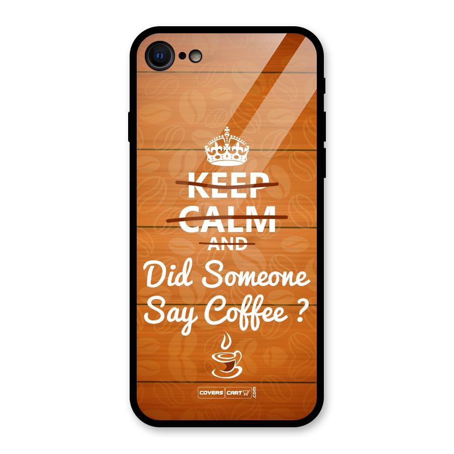 Coffee Ardour Glass Back Case for iPhone 7