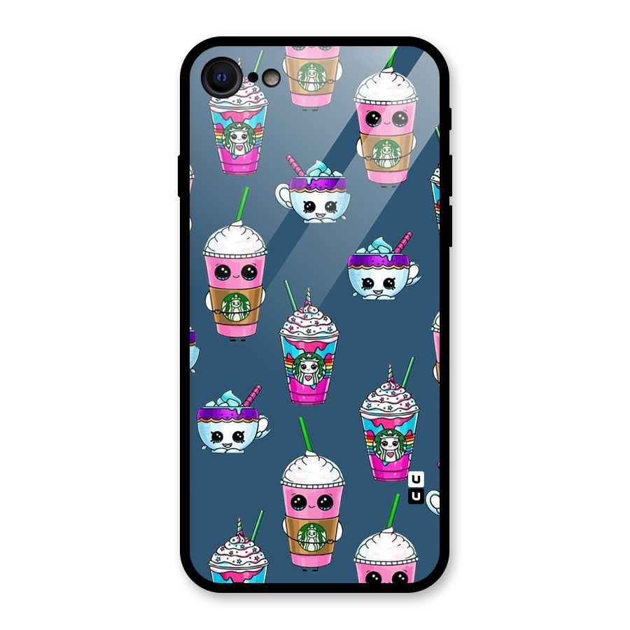 Coffee Mugs Glass Back Case for iPhone 7