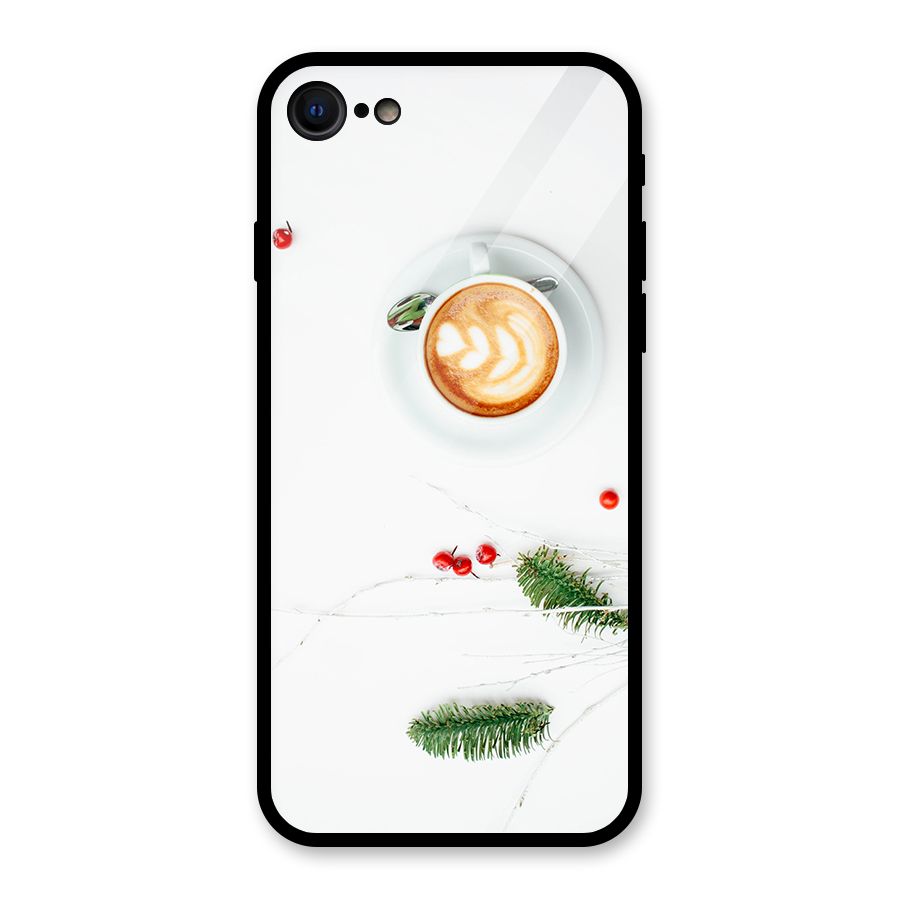 Coffee and Leafs Glass Back Case for iPhone 7