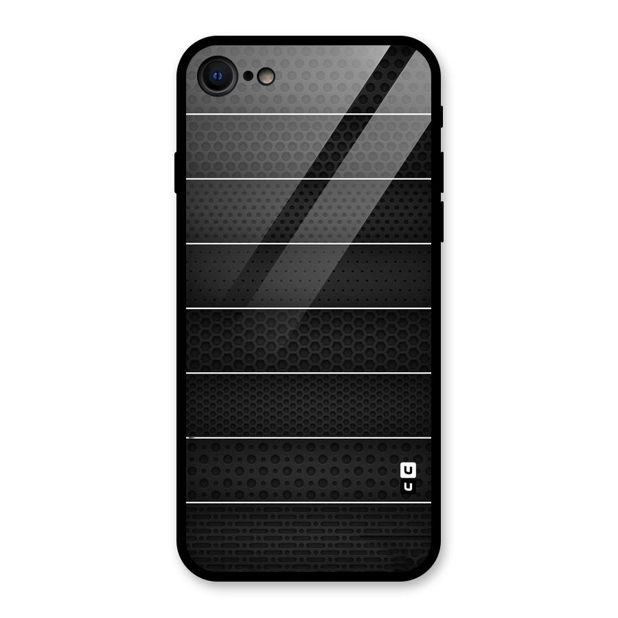 Concrete Stripes Glass Back Case for iPhone 7