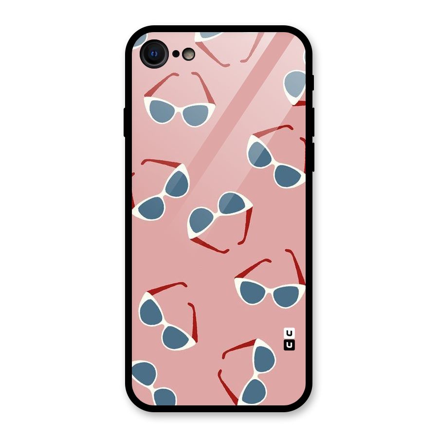 Cool Shades Pattern Glass Back Case for iPhone 7
