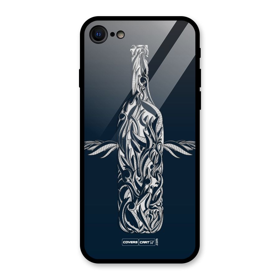 Creative Bottle Glass Back Case for iPhone 7