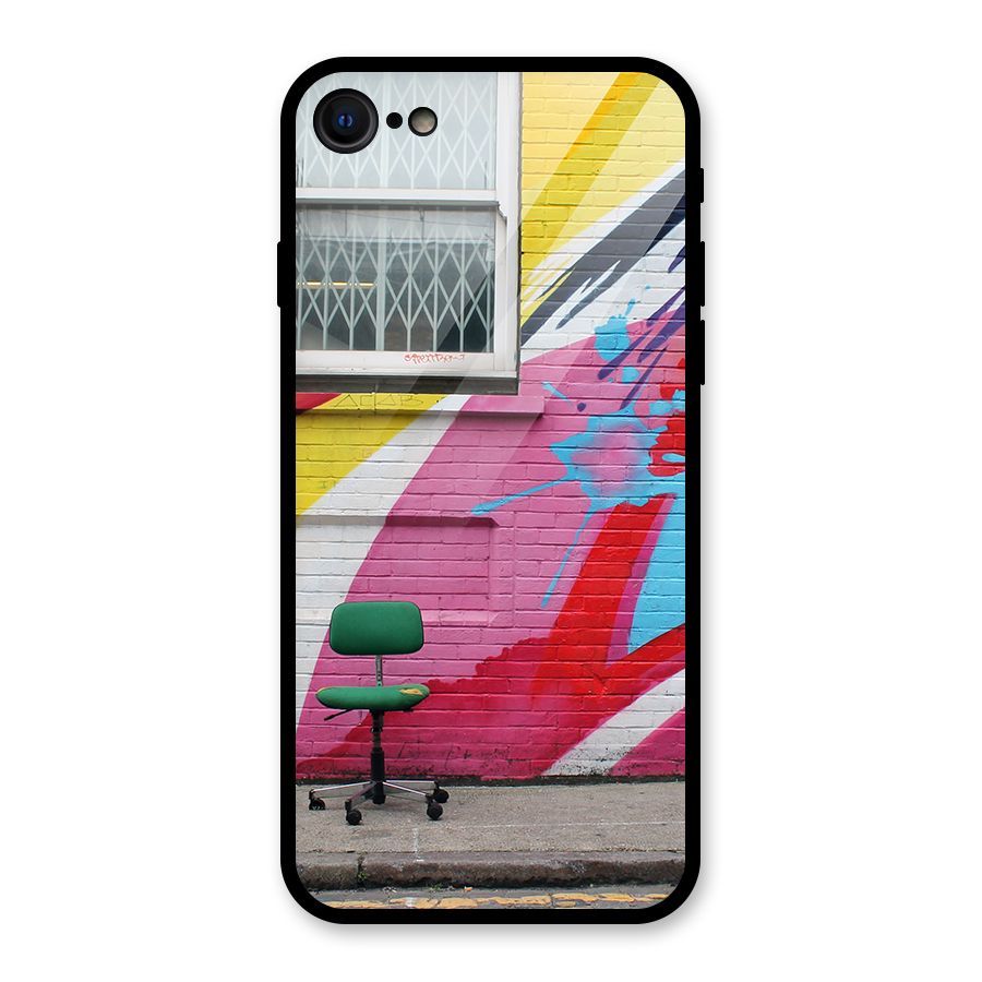 Creative Wall Art Glass Back Case for iPhone 7
