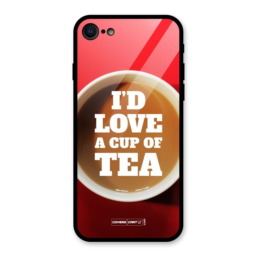 Cup of Tea Glass Back Case for iPhone 7