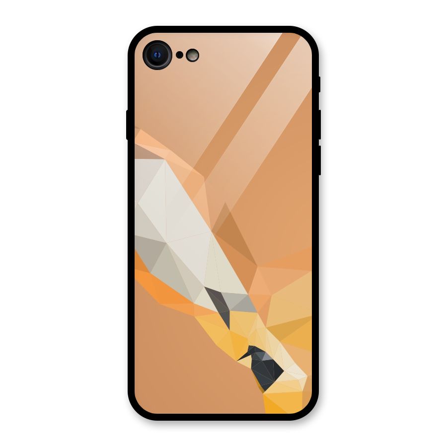Cute Deer Glass Back Case for iPhone 7