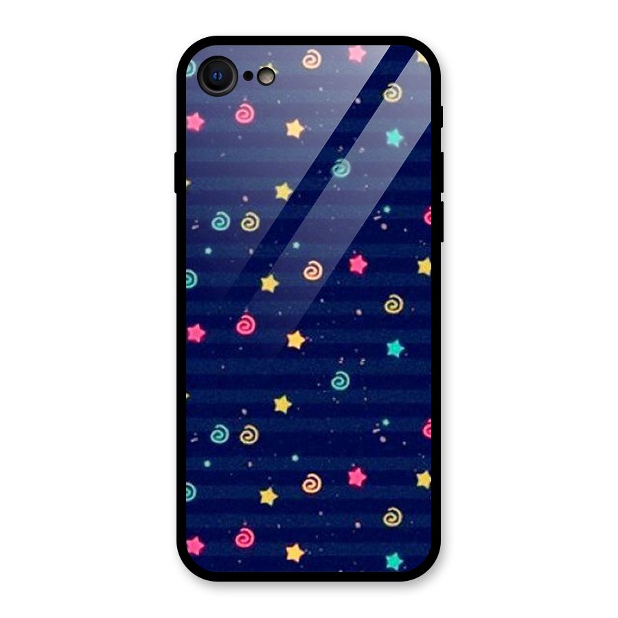 Cute Design Glass Back Case for iPhone 7