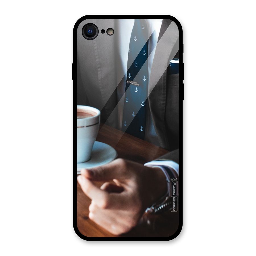 Dapper Suit Glass Back Case for iPhone 7
