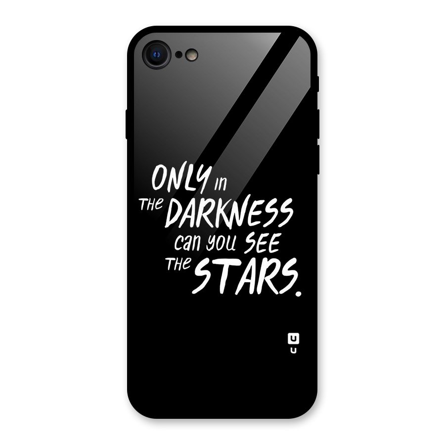 Darkness and the Stars Glass Back Case for iPhone 7