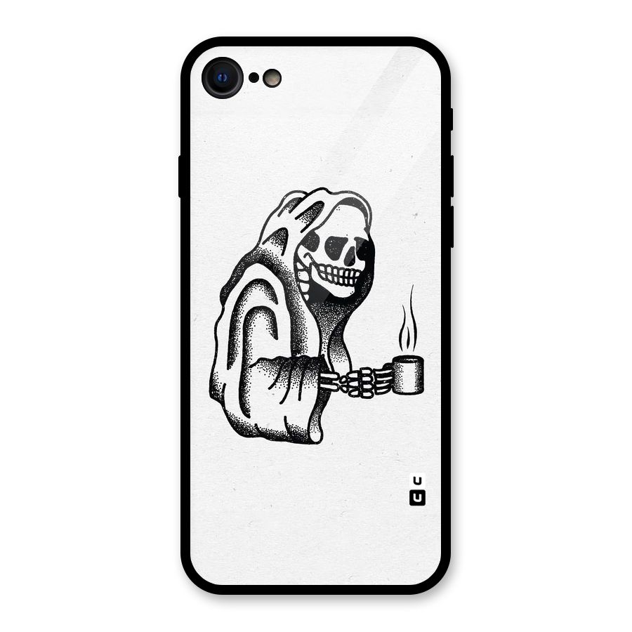 Dead But Coffee Glass Back Case for iPhone 7