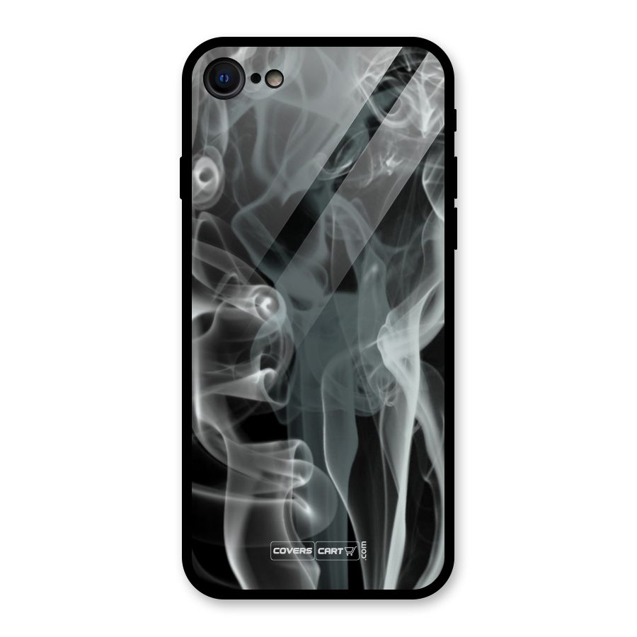 Dense Smoke Glass Back Case for iPhone 7