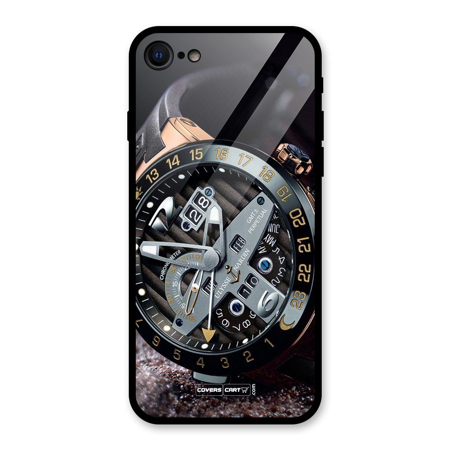 Designer Stylish Watch Glass Back Case for iPhone 7