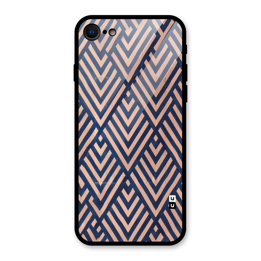 Diamond Blues Glass Back Case for iPhone 7