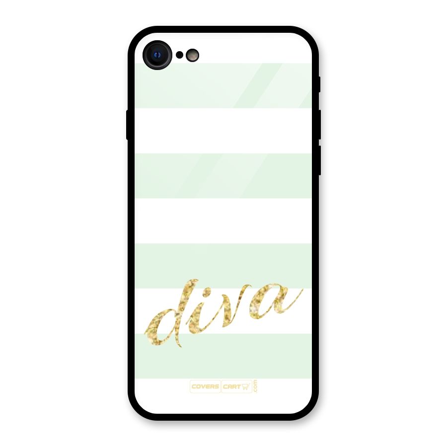 Diva Glass Back Case for iPhone 7