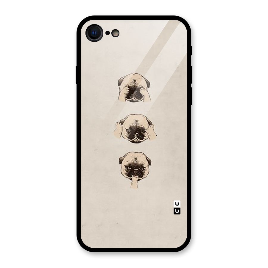 Doggo Moods Glass Back Case for iPhone 7